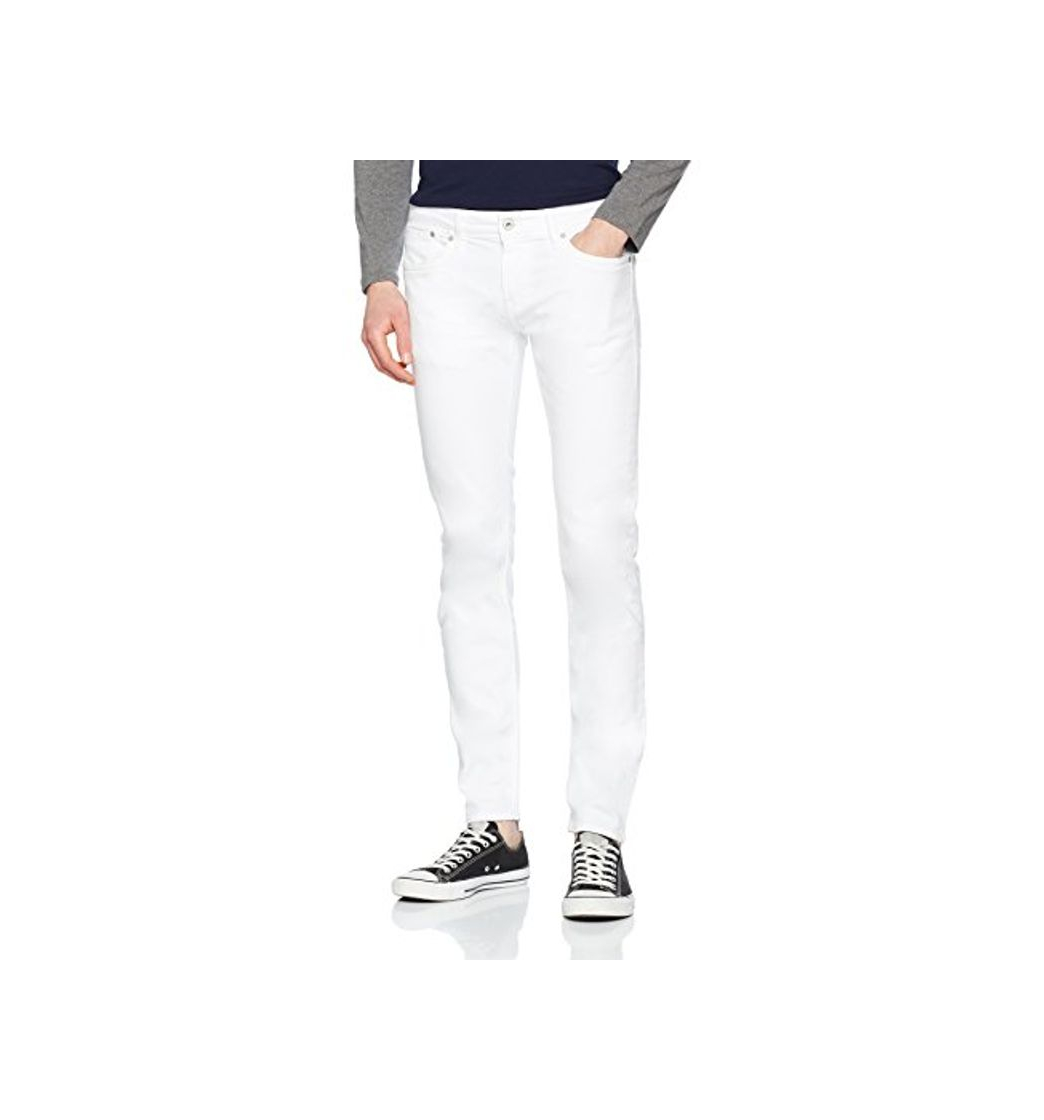 Fashion Pepe Jeans Hatch, Vaqueros Slim para Hombre, Blanco