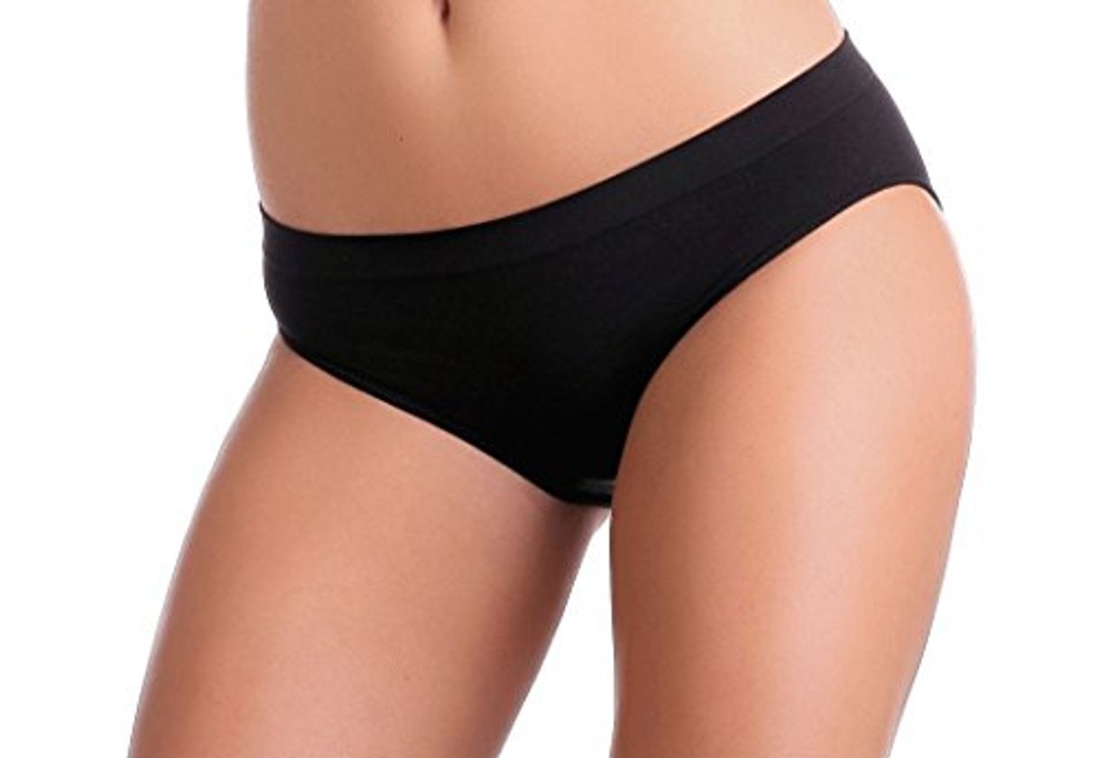 Fashion gatta Mini Bikini Kiki – Underwear Seamless Bikini Slip pantie ventaja – 3 Pack – suave cómodo de alta