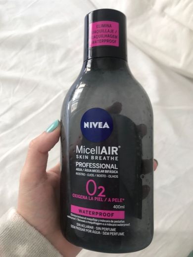 Nivea Mice llair Skin Breathe Expert Mizell Agua Waterproof, micela Lavado Agua