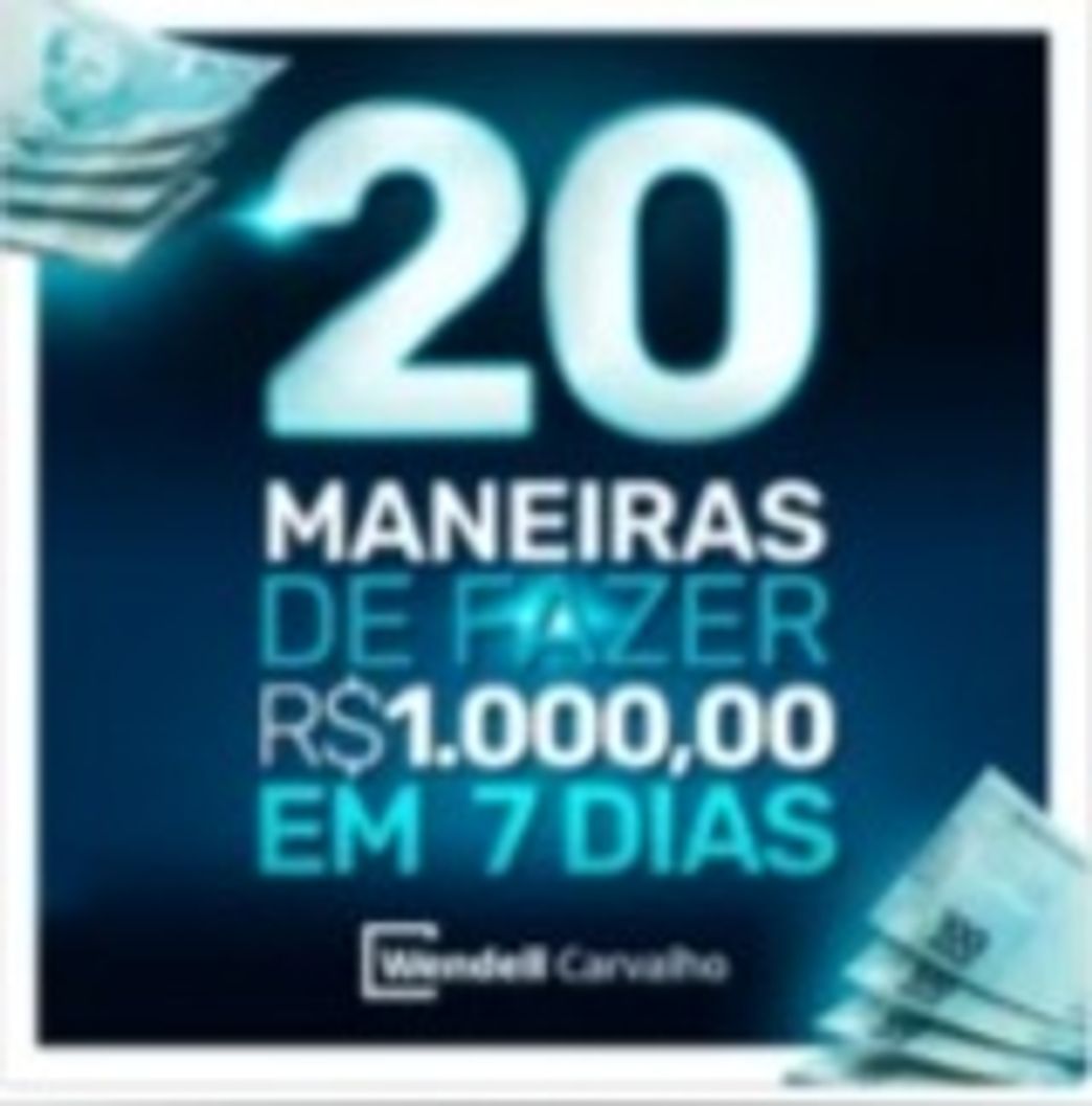 Libros 20 maneiras de fazer R$1.000,00 em apenas 7 dias!