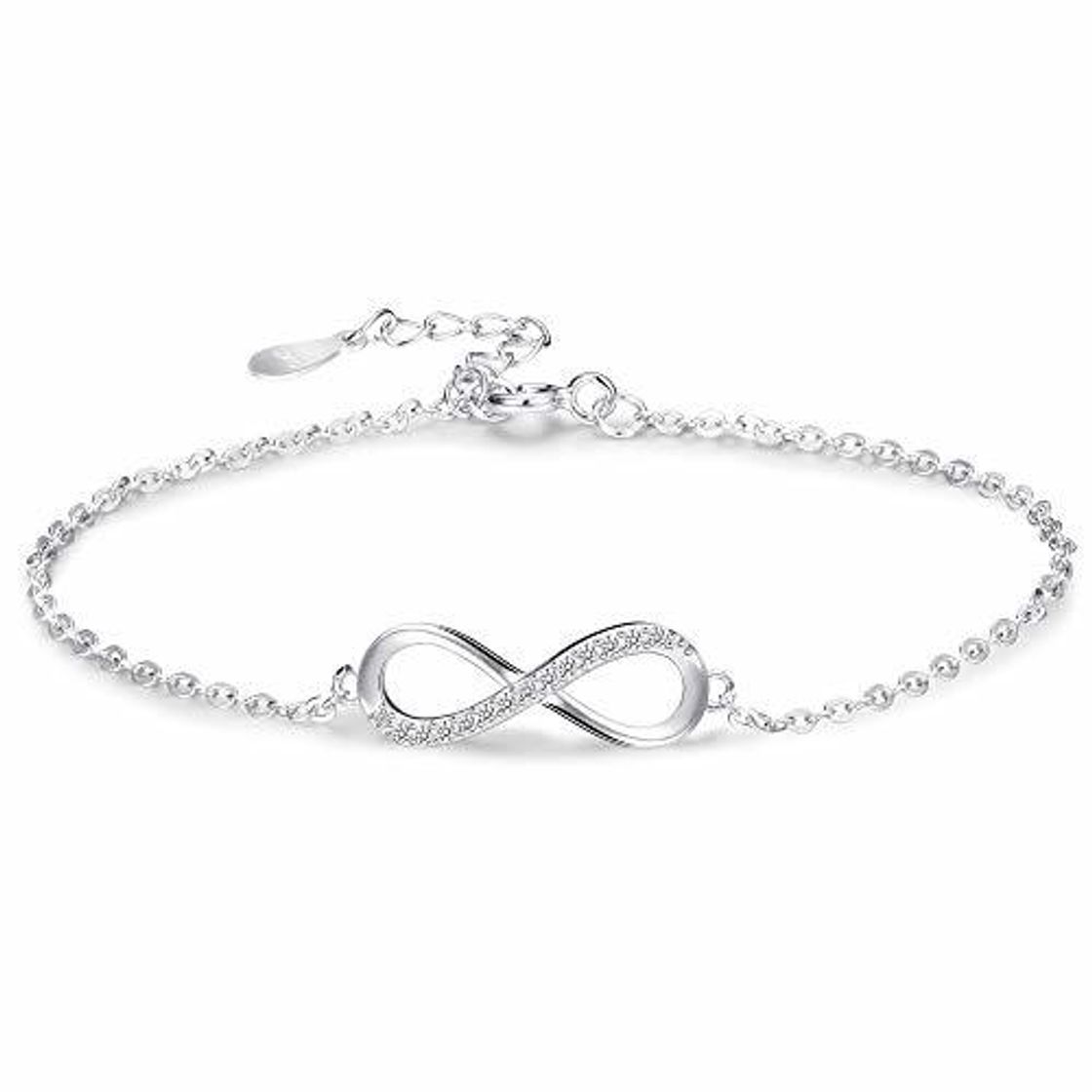 Producto Besteel 925 Plata de Ley Pulsera Infinito para Mujeres Cadena Pulsera Amor