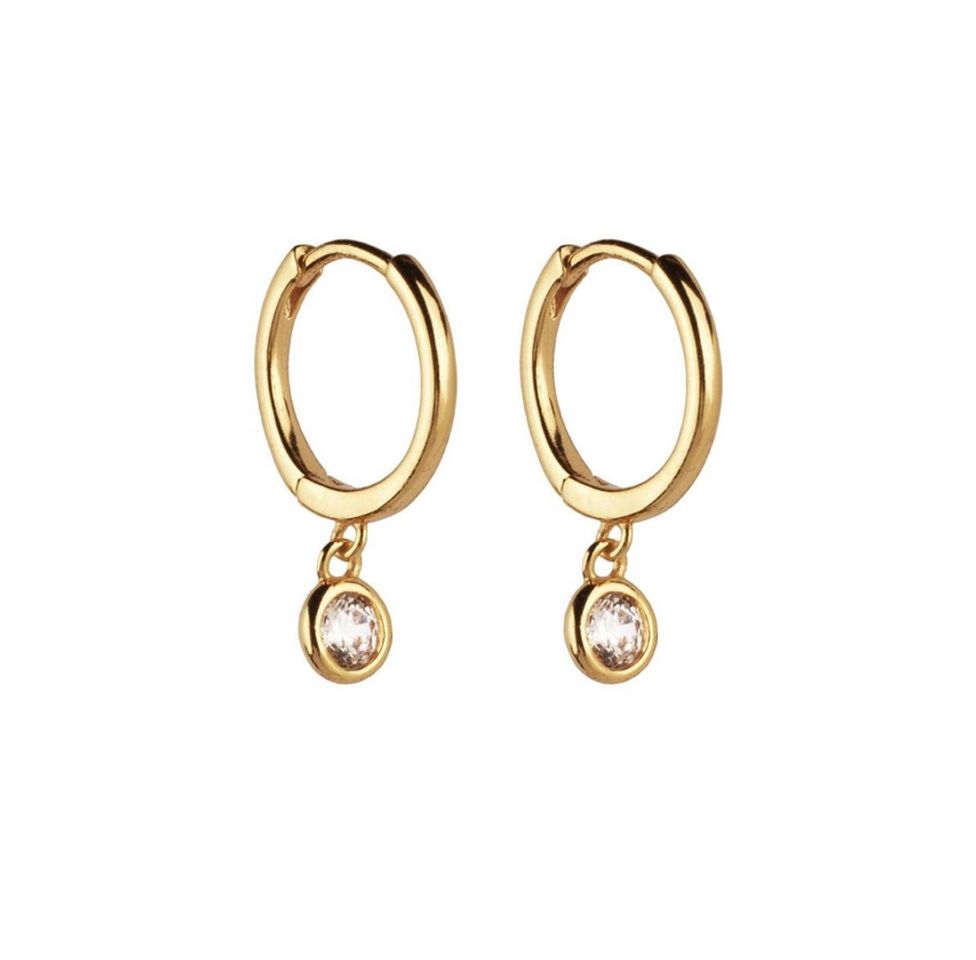 Product PENDIENTES HOOPS PRINCESS GOLD