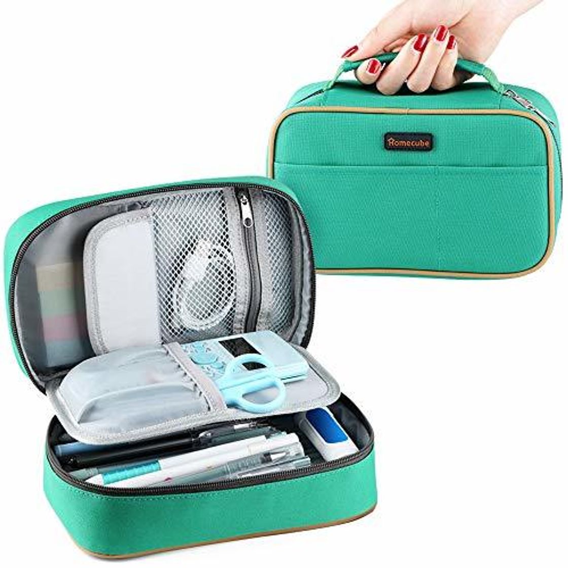 Producto Estuche Escolar Caja de Lápiz Estuche de Bolígrafos, Homecube Papelería Bolsa del