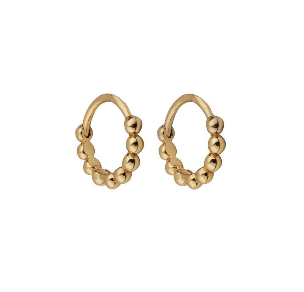 Producto PENDIENTES HOOPS BALLS GOLD