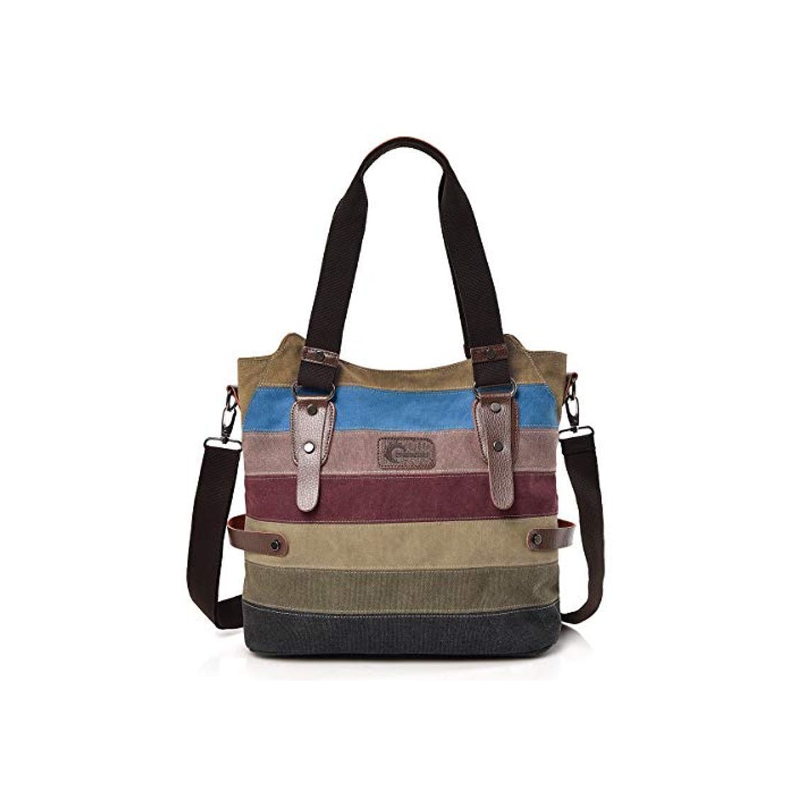 Social CHEREEKI Bolsos de Mujer, Bolsos para Buen tamaño y Varios Bolsillos, Bandolera