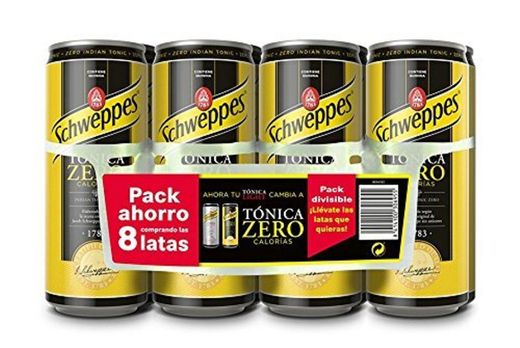 Schweppes Tónica Zero Bebida Refrescante