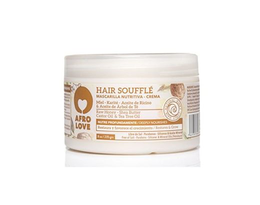 Afro Love Hair Soufflé - Mascarilla para el cabello sin silicona para