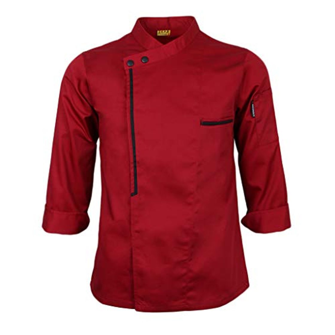 Moda IPOTCH Chaqueta de Chef Cocina Ropa de Hostelería Aficionados - rojo