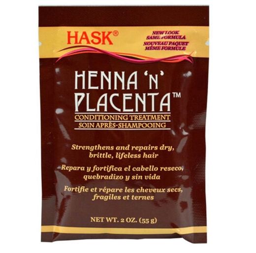 Tratamiento acondicionador de placenta y Henna - HASK 