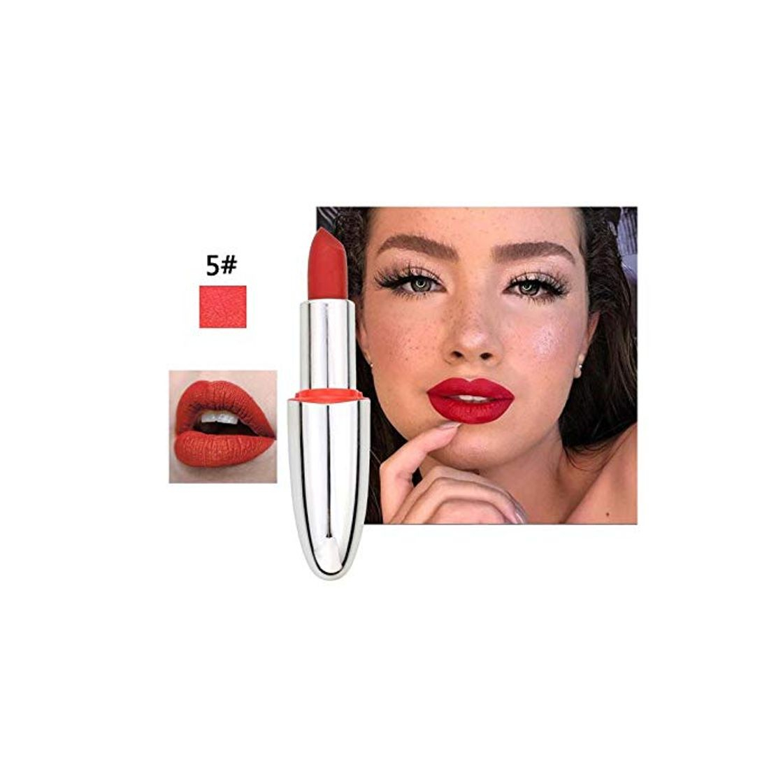 Product 26 color lápiz labial mate rubí rosa maquillaje de labios hidratante duradero