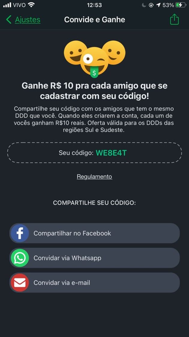 Fashion Quer ganhar 10,00 apenas fazendo o cadastro no PicPay !