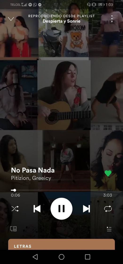 Music No pasa nada - pitizion, Greeicy