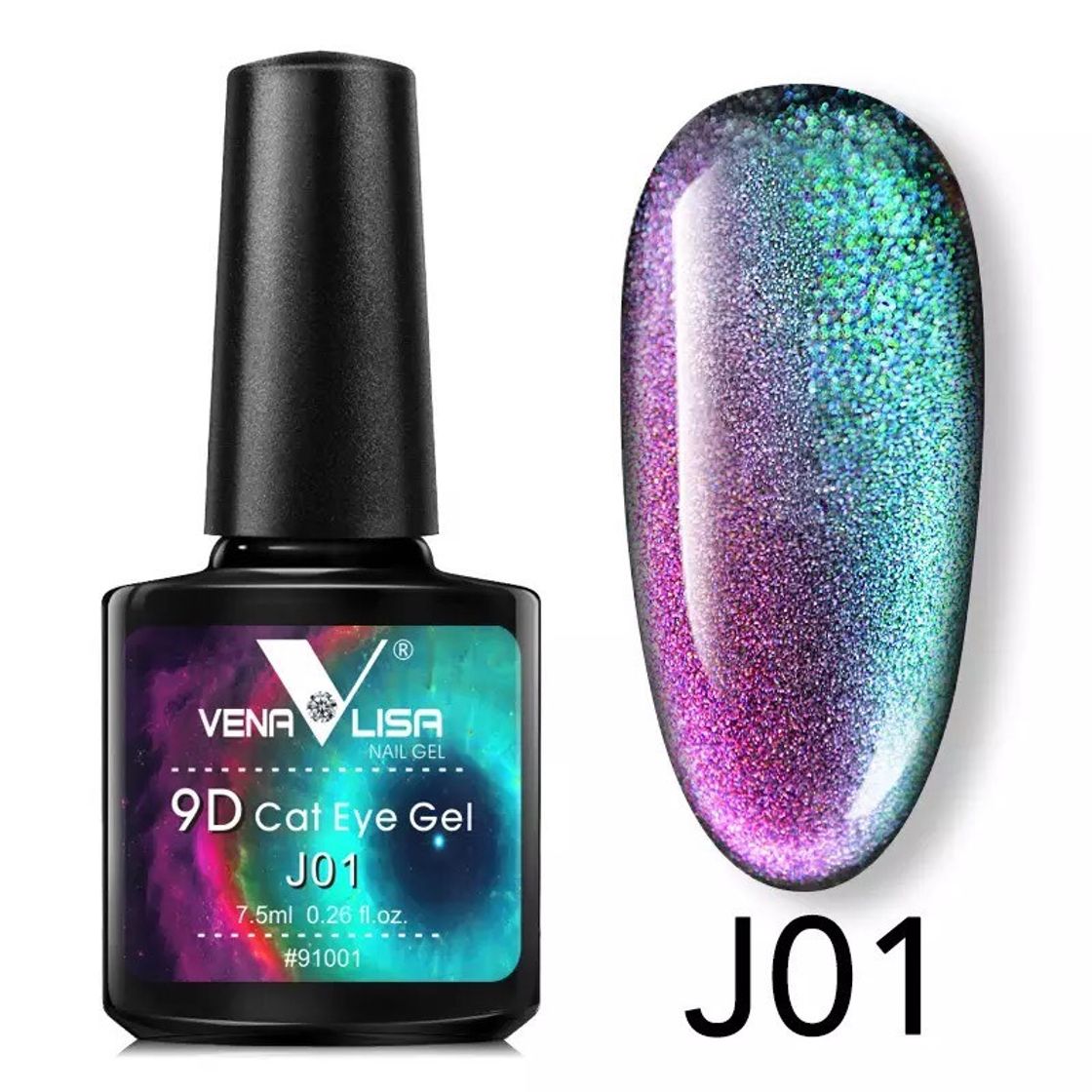 Social Esmalte uv con glitter en 9D