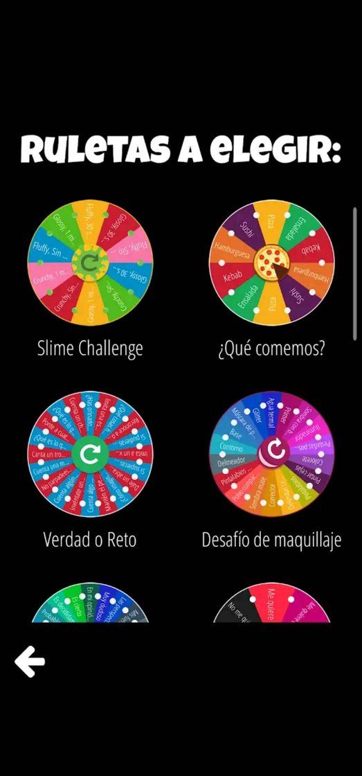 Ruleta de decisiones