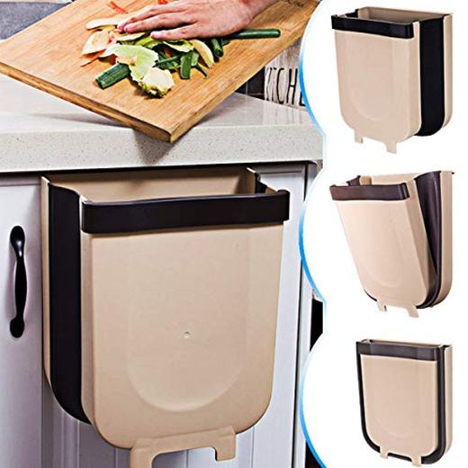 TTMOW Cubos de Basura Plegable Colgando para la Cocina, Coche 9L