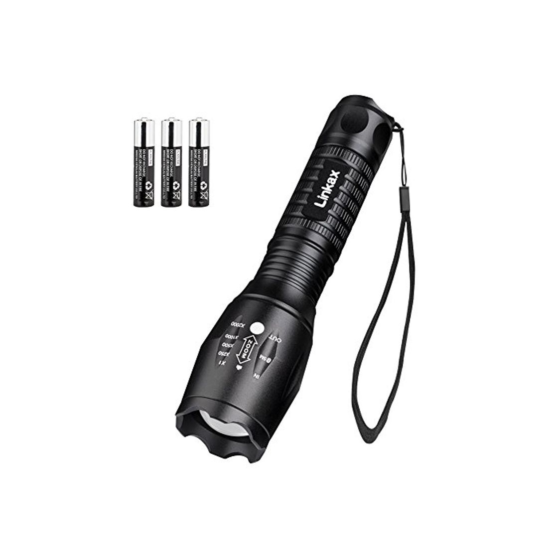 Social Linkax Linterna LED Alta Potencia Linterna de Mano Linternas Antorcha 800 LM