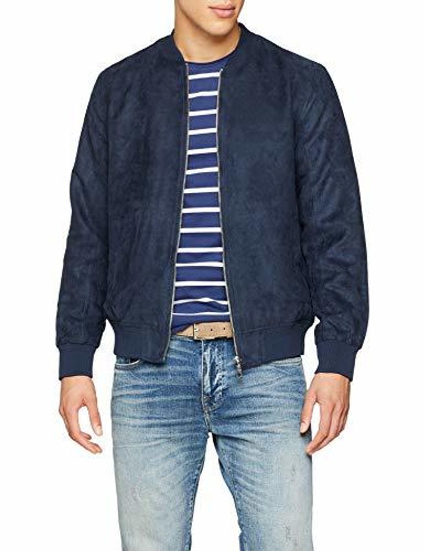 Fashion JACK & JONES Jjehoward Bomber Jacket Chaqueta, Azul
