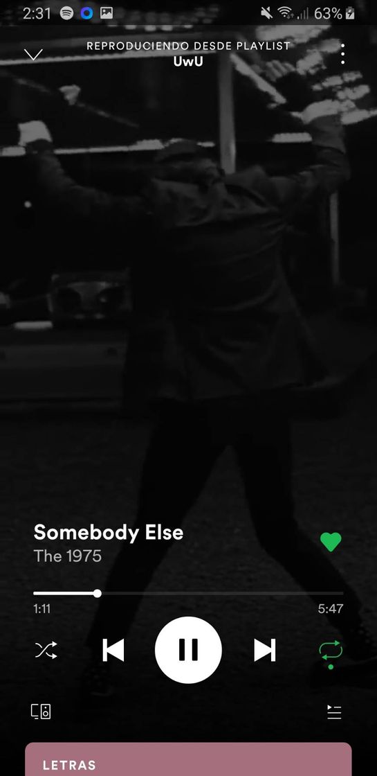 Canción Somebody Else