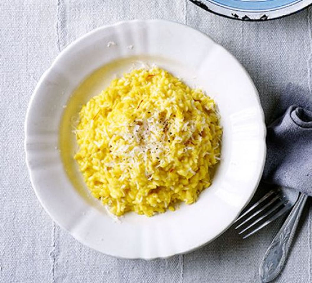 Fashion Saffron risotto