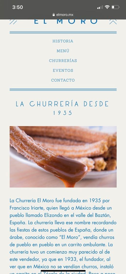 Fashion El Moro | Churrería desde 1935