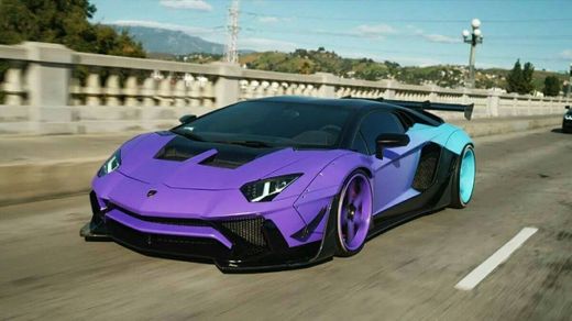 Colorido Lamborghini de Chris Brown