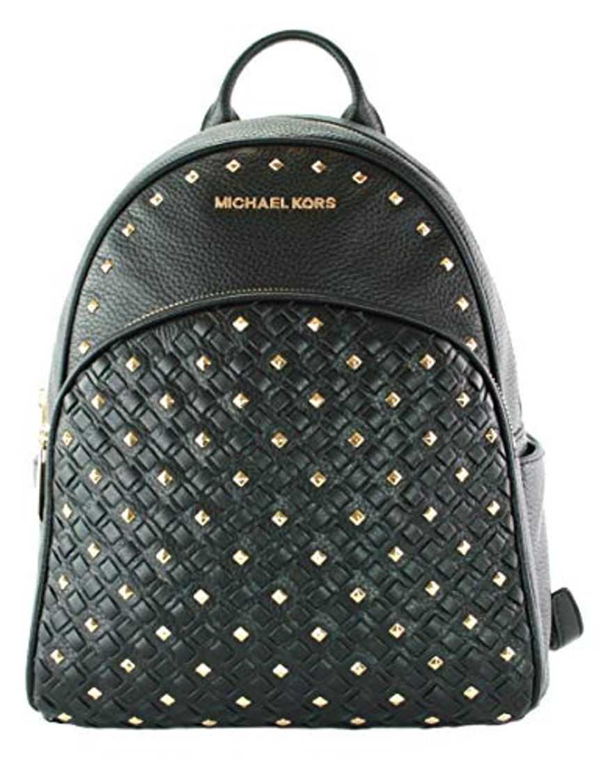 Social MICHAEL KORS Abbey Medium Studded Backpack Pebbled Leather