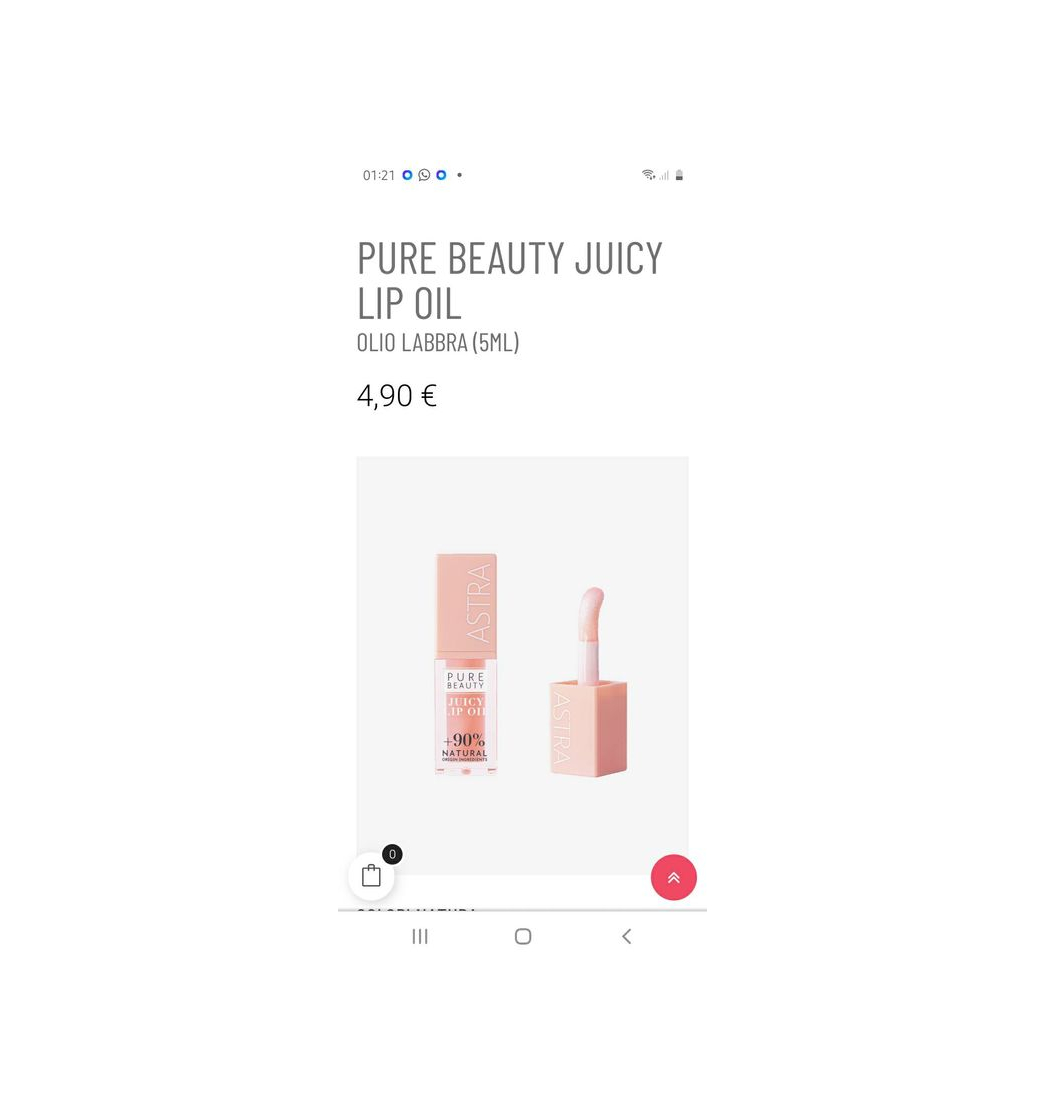 Producto Pure Beauty Juicy Lip Oil