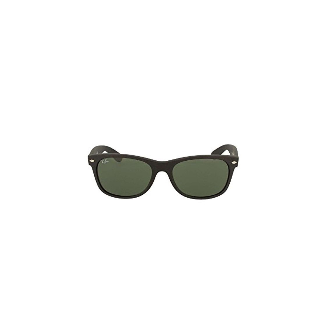 Moda Occhiali da sole Uomo Donna Ray Ban 2132 New Wayfarer 622 Nero Squadrati Verdi