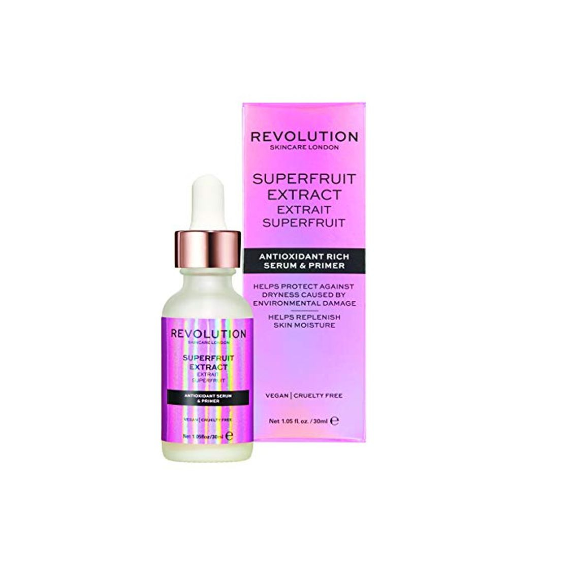 Product Makeup Revolution London Sueros Y Líquidos Diurnos Faciales 60 ml