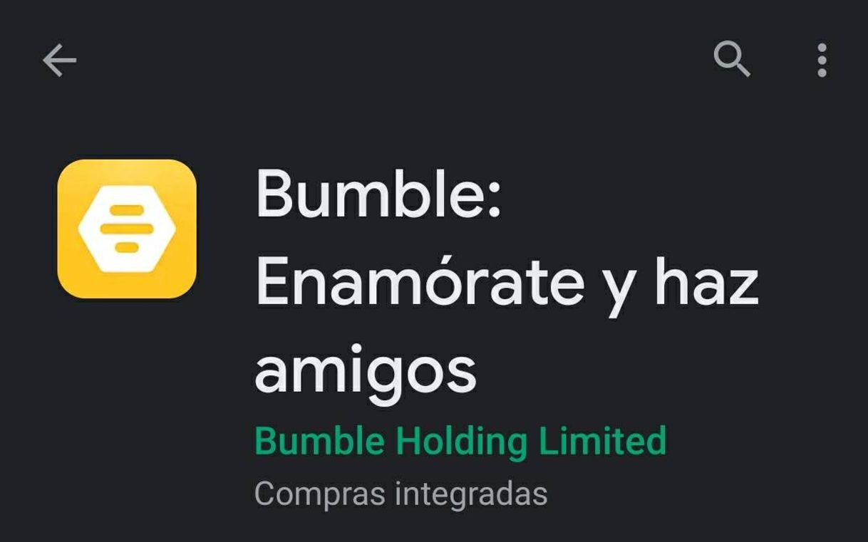 App Bumble- citas, amigos y redes