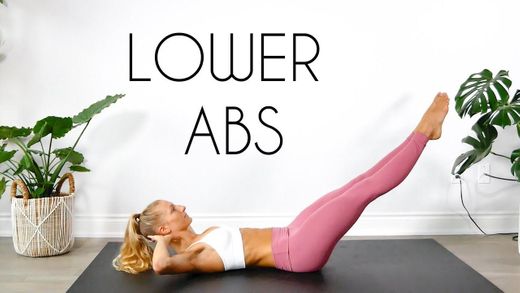 10 min LOWER ABS Workout | BURN Lower Belly FAT - YouTube