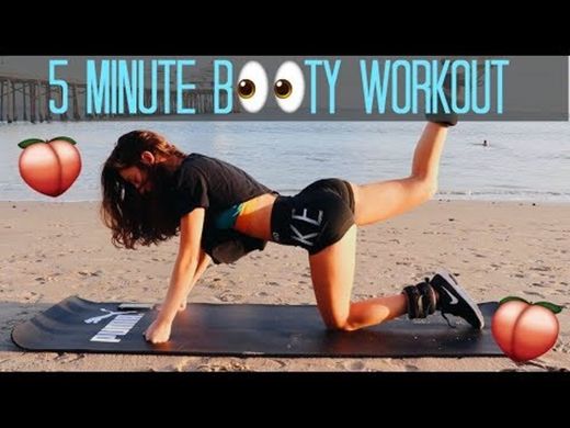 5 MINUTE BUTT WORKOUT // Butt Workout Routine - YouTube