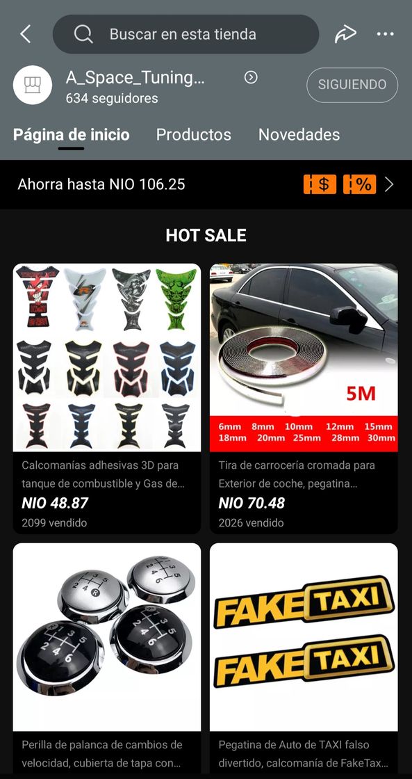 Product Productos para tu auto oh moto