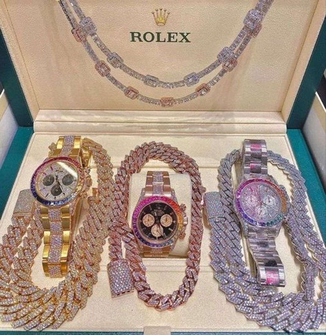 Moda Rolex luxo e glamour 🥂