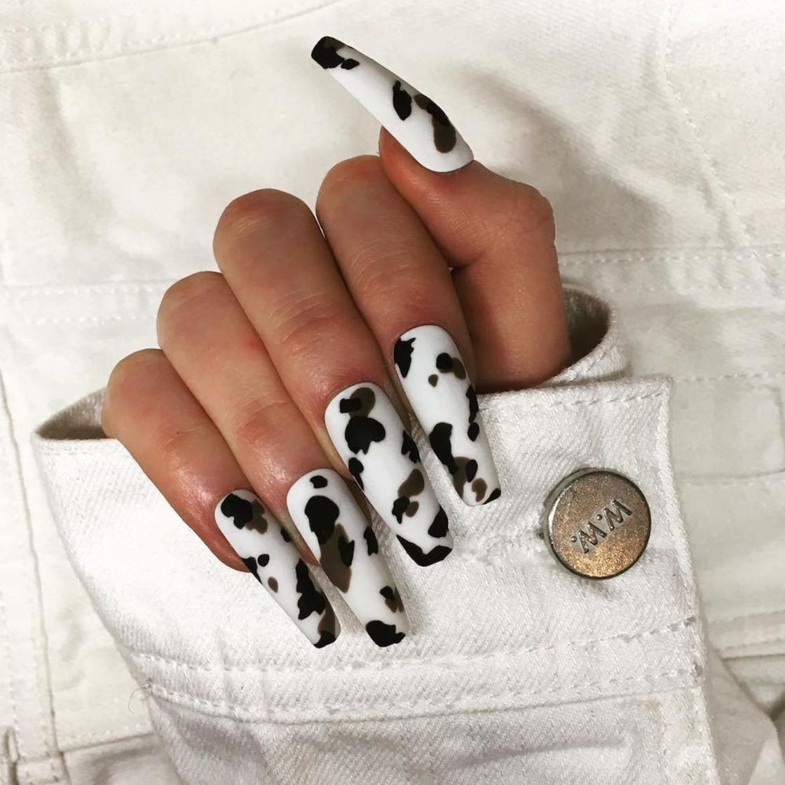 Fashion Cow nails🐮