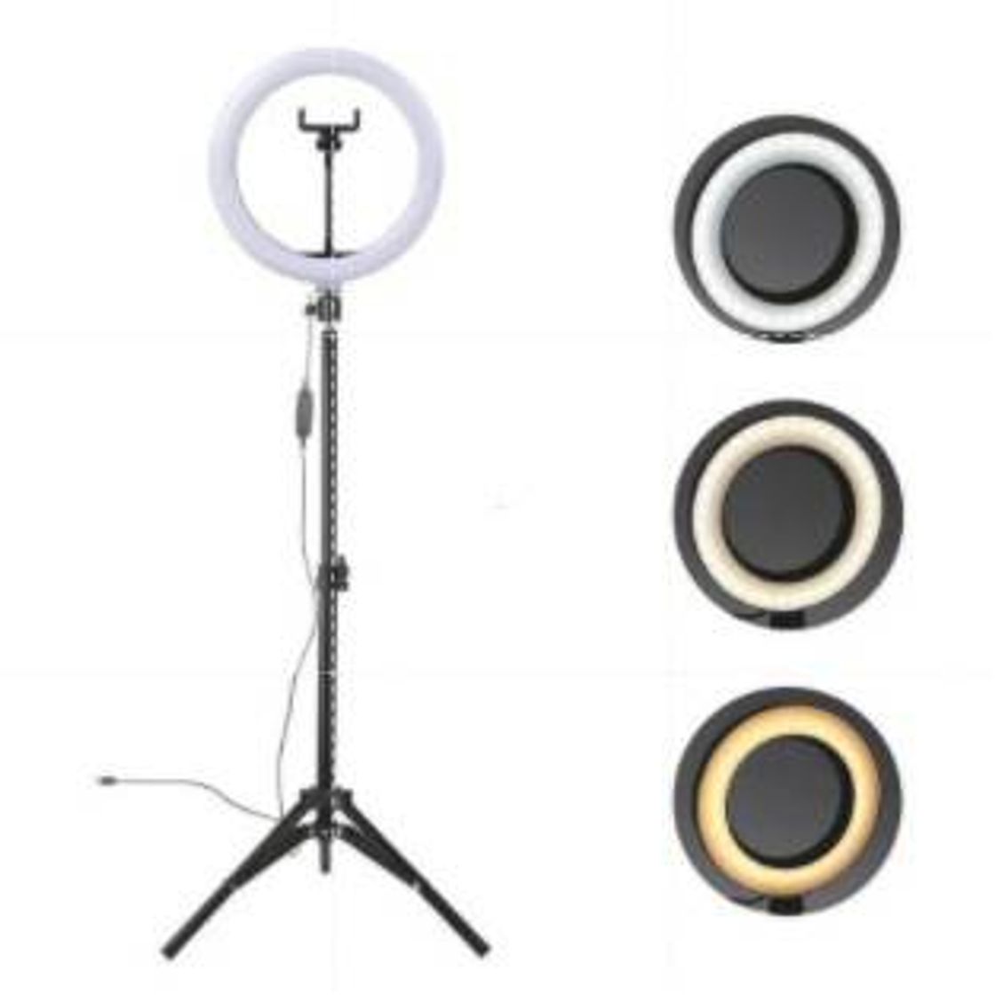 Fashion Ring Light Iluminador 26cm 10 Polegadas Completo Com Tripé