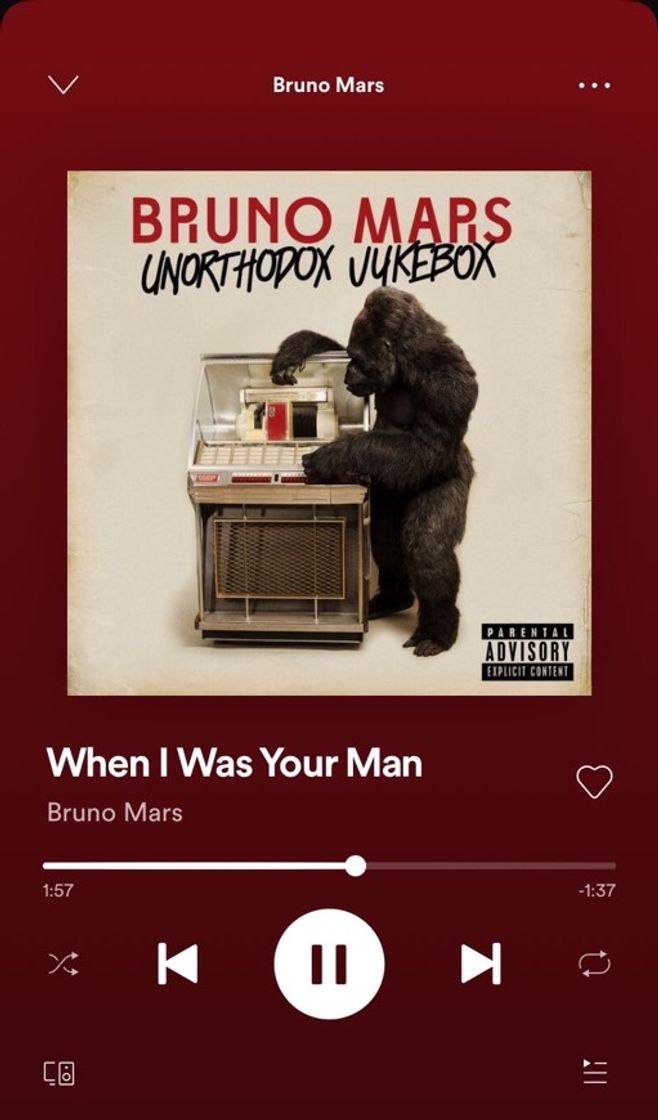 Moda when i was your man (Bruno Mars)