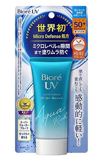 Kao Biore SPF50+ PA++++ - Protector solar UV Aqua Rich Watery Essence