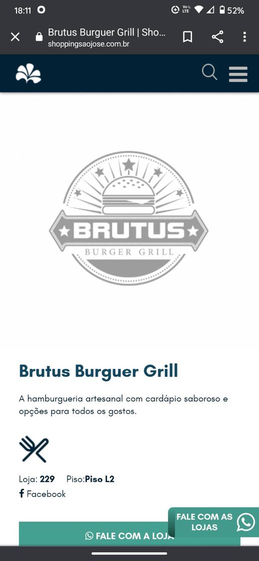 Restaurantes Brutus burguer grill