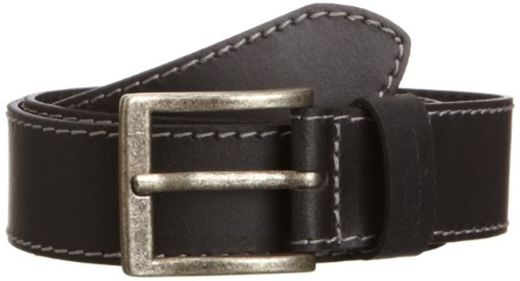 Wrangler Stitched Belt Cinturón, Negro