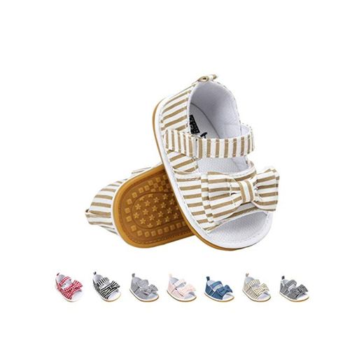 Sandalias de Bebé Niña con Bowknot, Zapatos de Verano para Infantil Pequeños