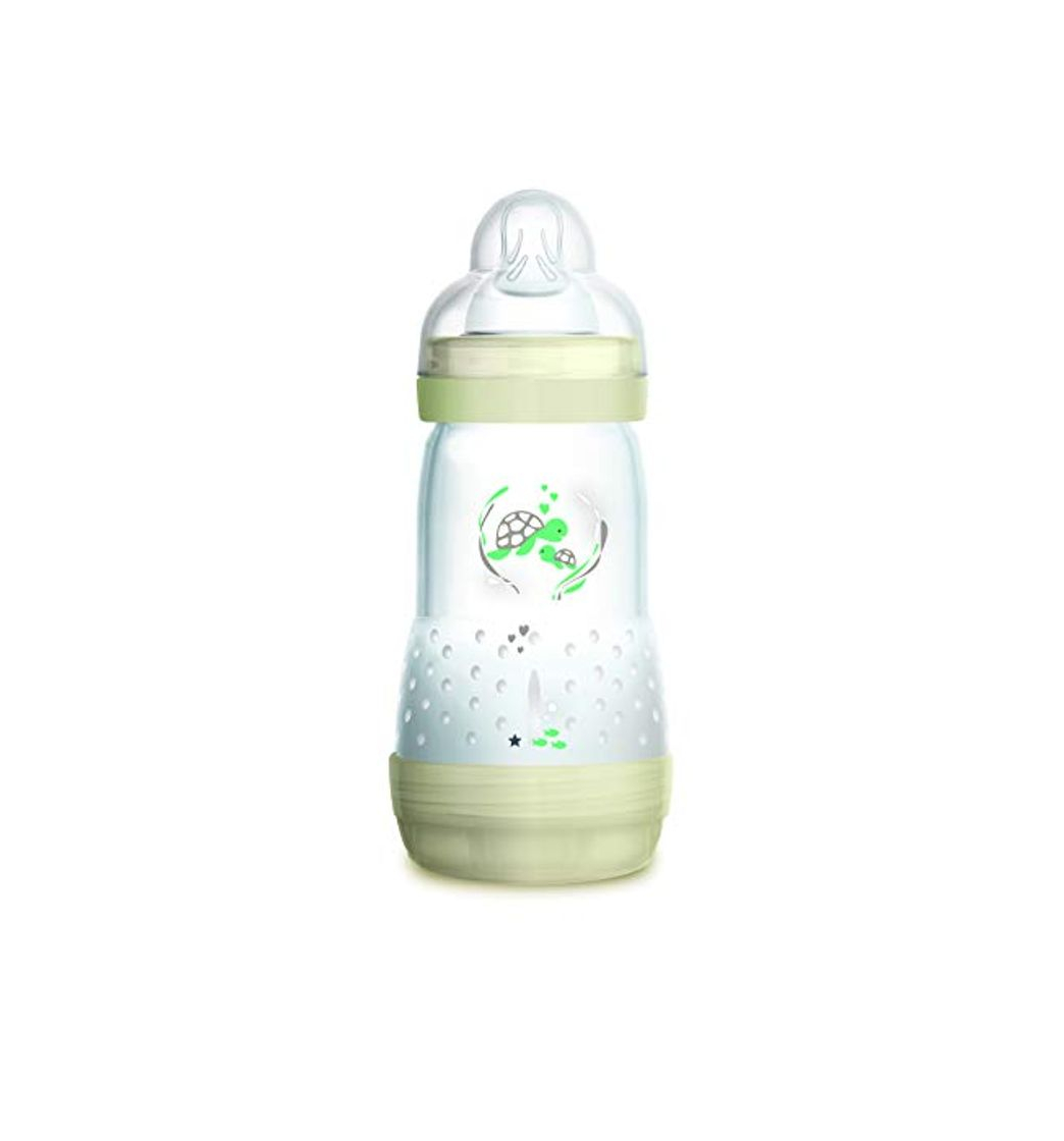 Producto Mam, Baby Bottle anticoliche, 0-6 meses, tipo de flujo 2, blancos