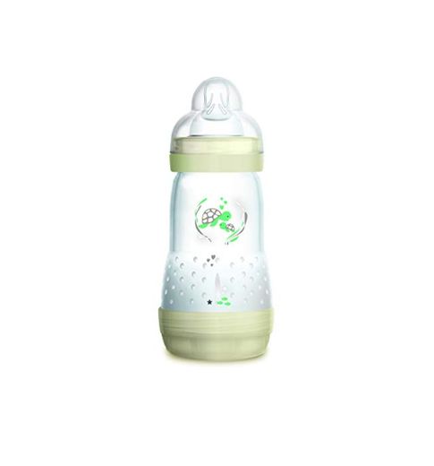 Mam, Baby Bottle anticoliche, 0-6 meses, tipo de flujo 2, blancos