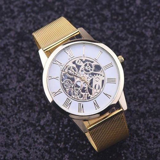 Relógio Golden Stainless
