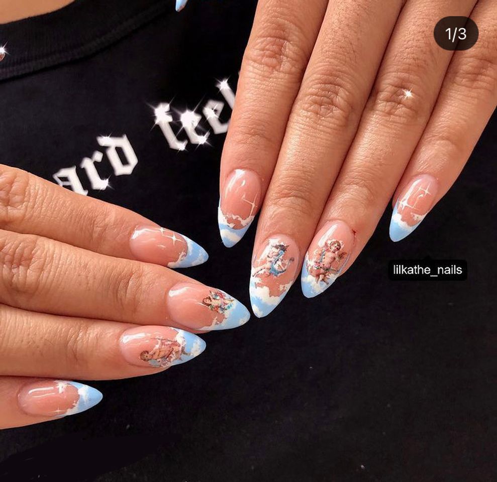 Social nail art by lilkathe_nails