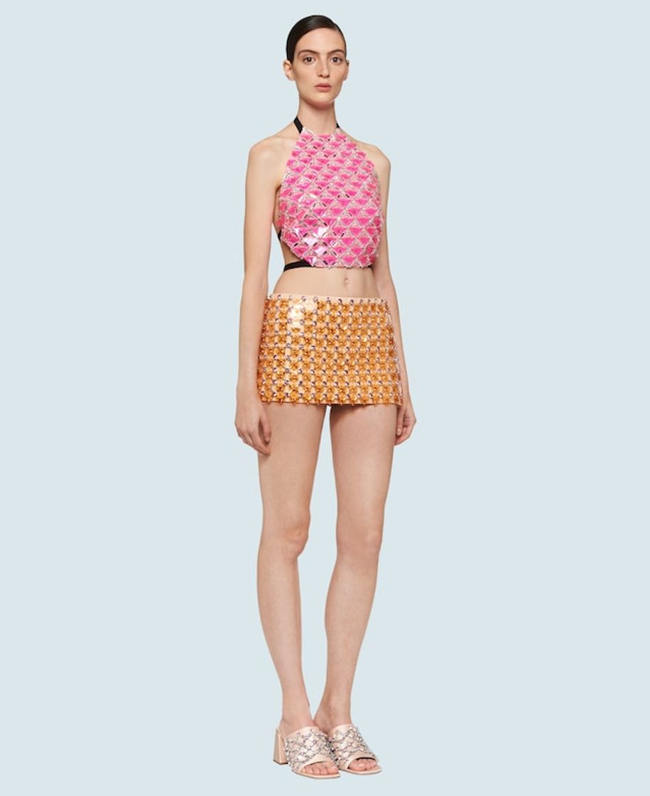 Embroidered cady top
