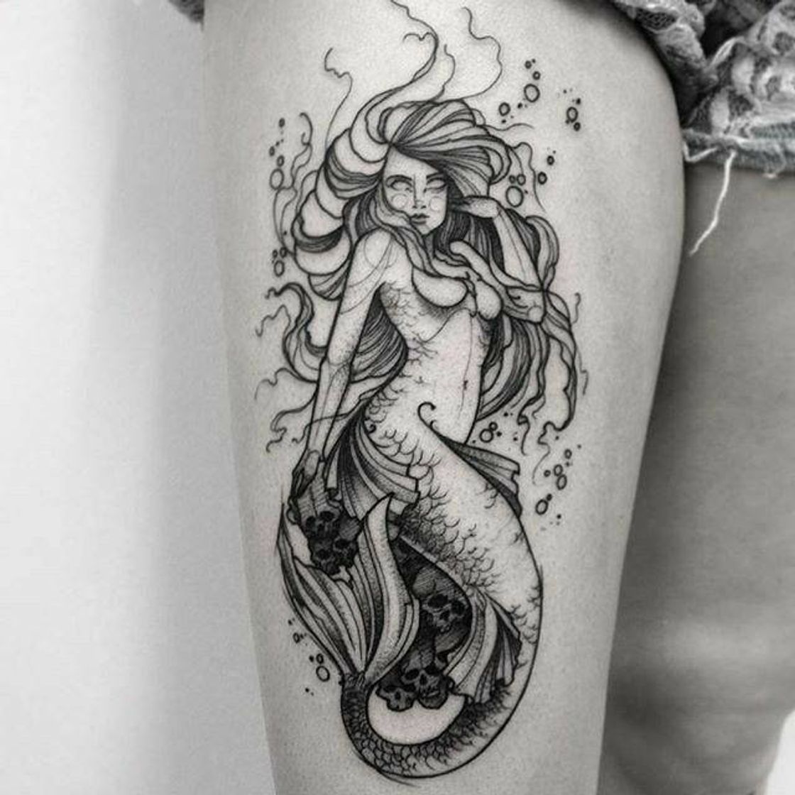 Moda tatuagem de sereia🌊