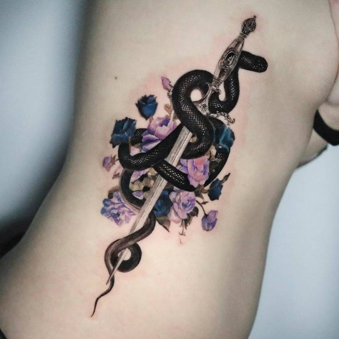 Moda tatuagem de cobra 🐍