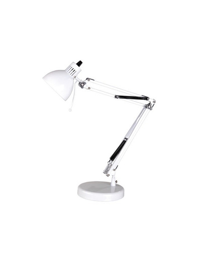 Lámpara flexo blanca de escritorio