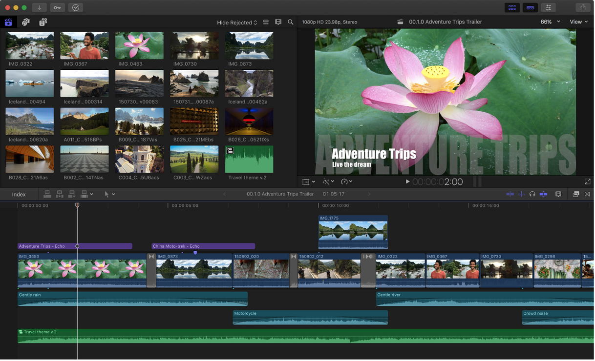 Moda Final Cut Pro X - Apple